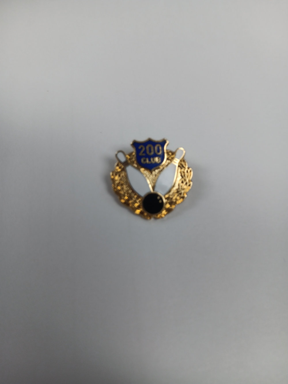 Vintage 200 Club Crest Pin -Bowling Lapel Pin